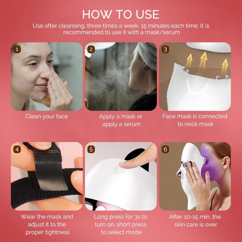 7-Color LED Face & Neck Mask