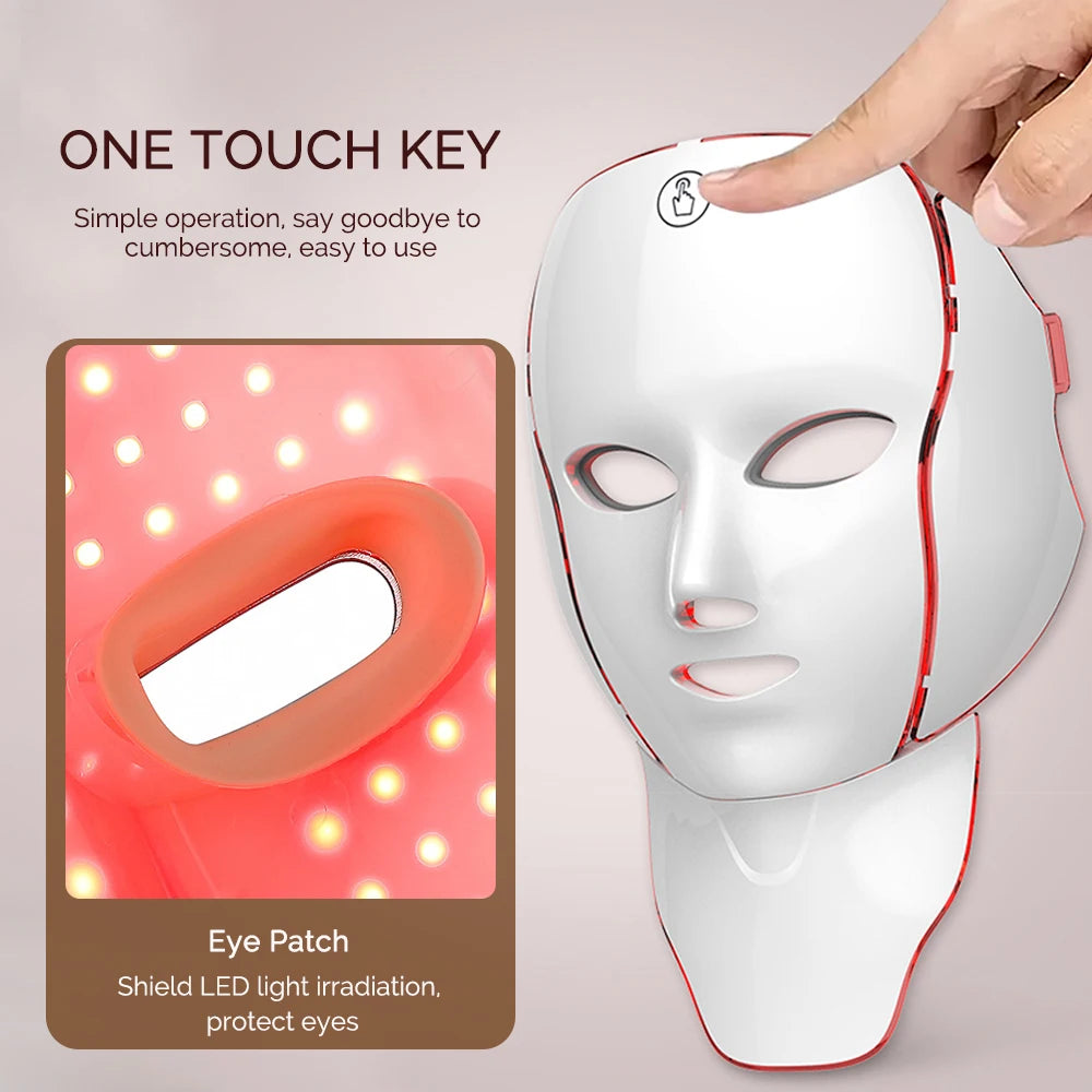 7-Color LED Face & Neck Mask