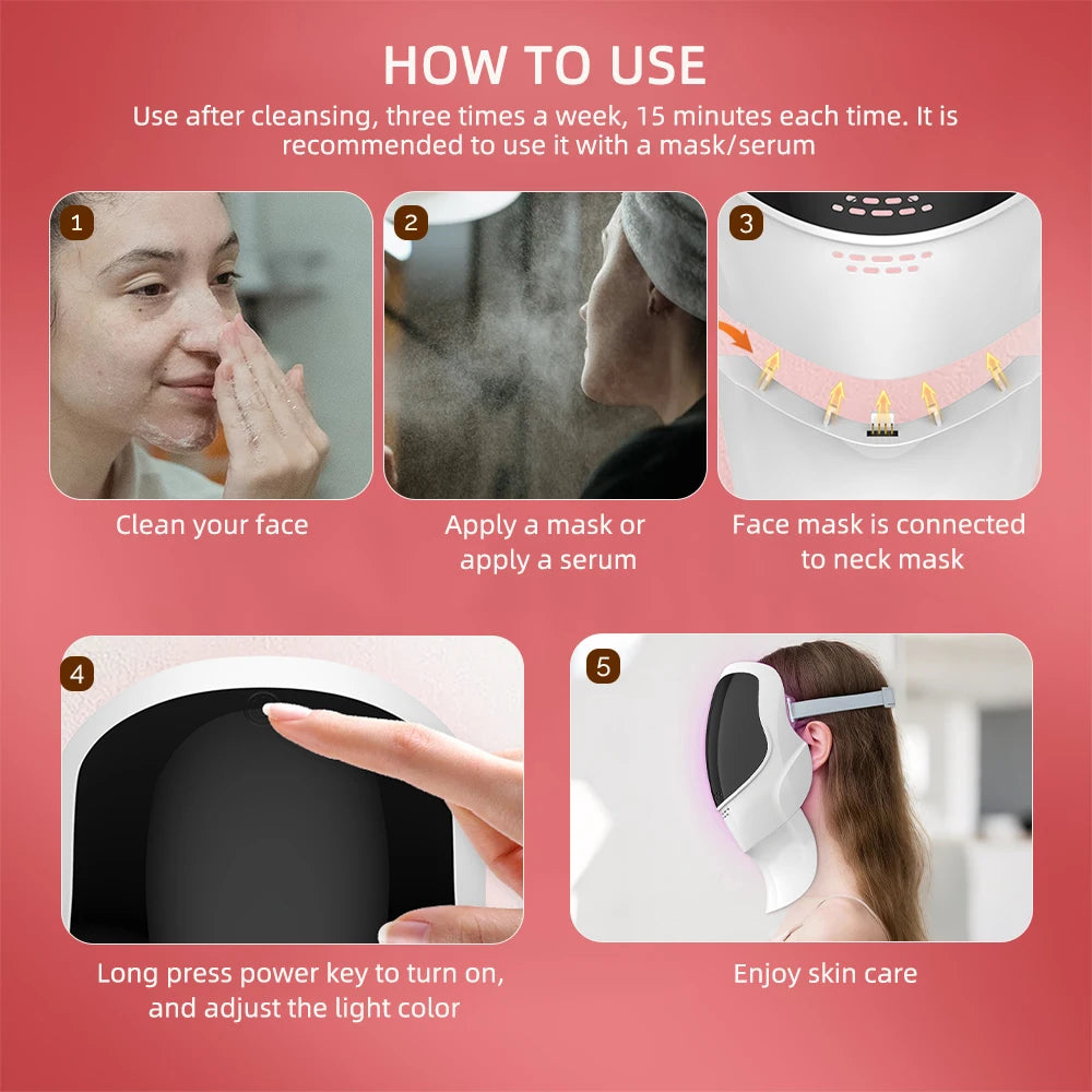 7-Color LED Face & Neck Mask